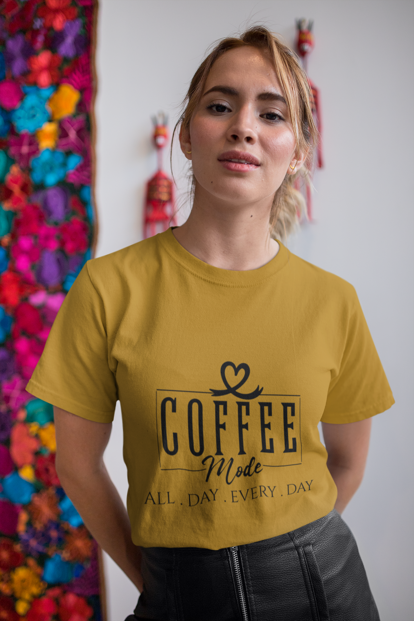 Coffee mode women's T-shirt