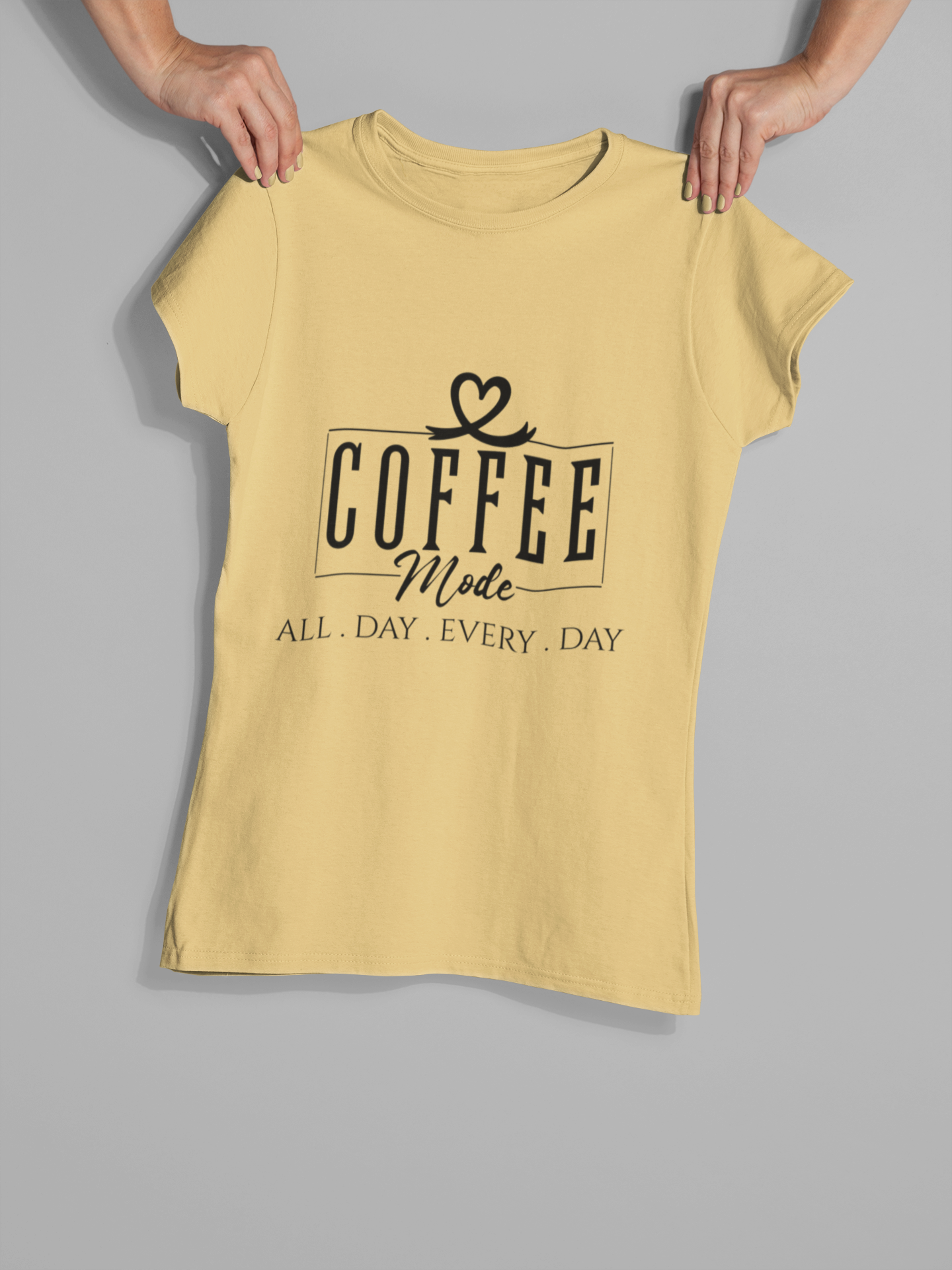 Coffee mode women's T-shirt