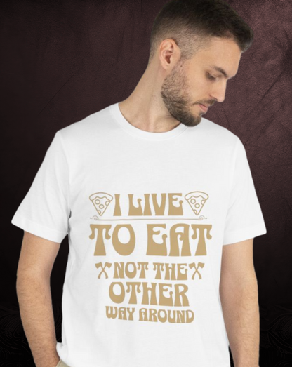 Live to Eat Men's T-shirt