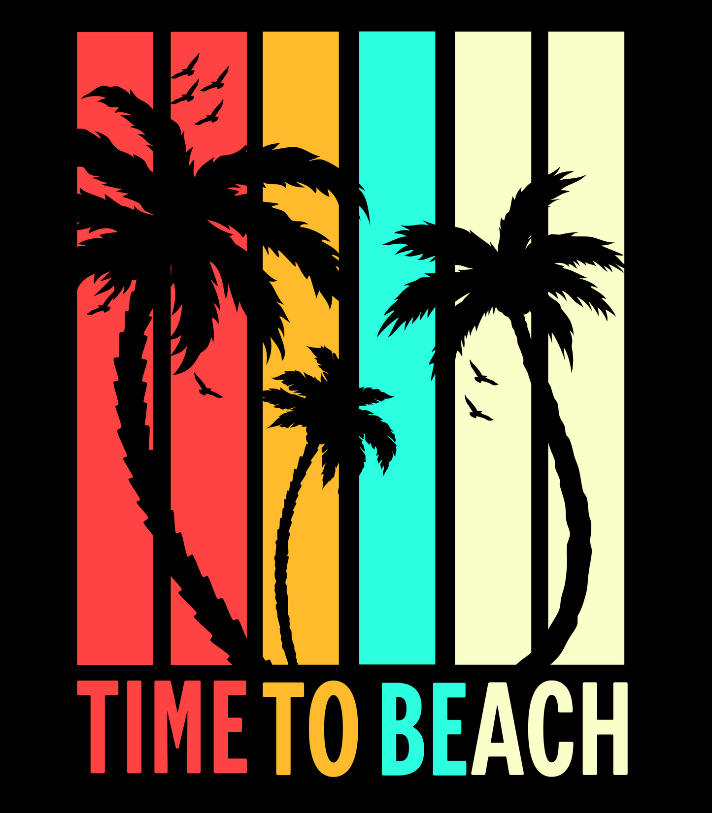 Time to beach Men's T-shirt