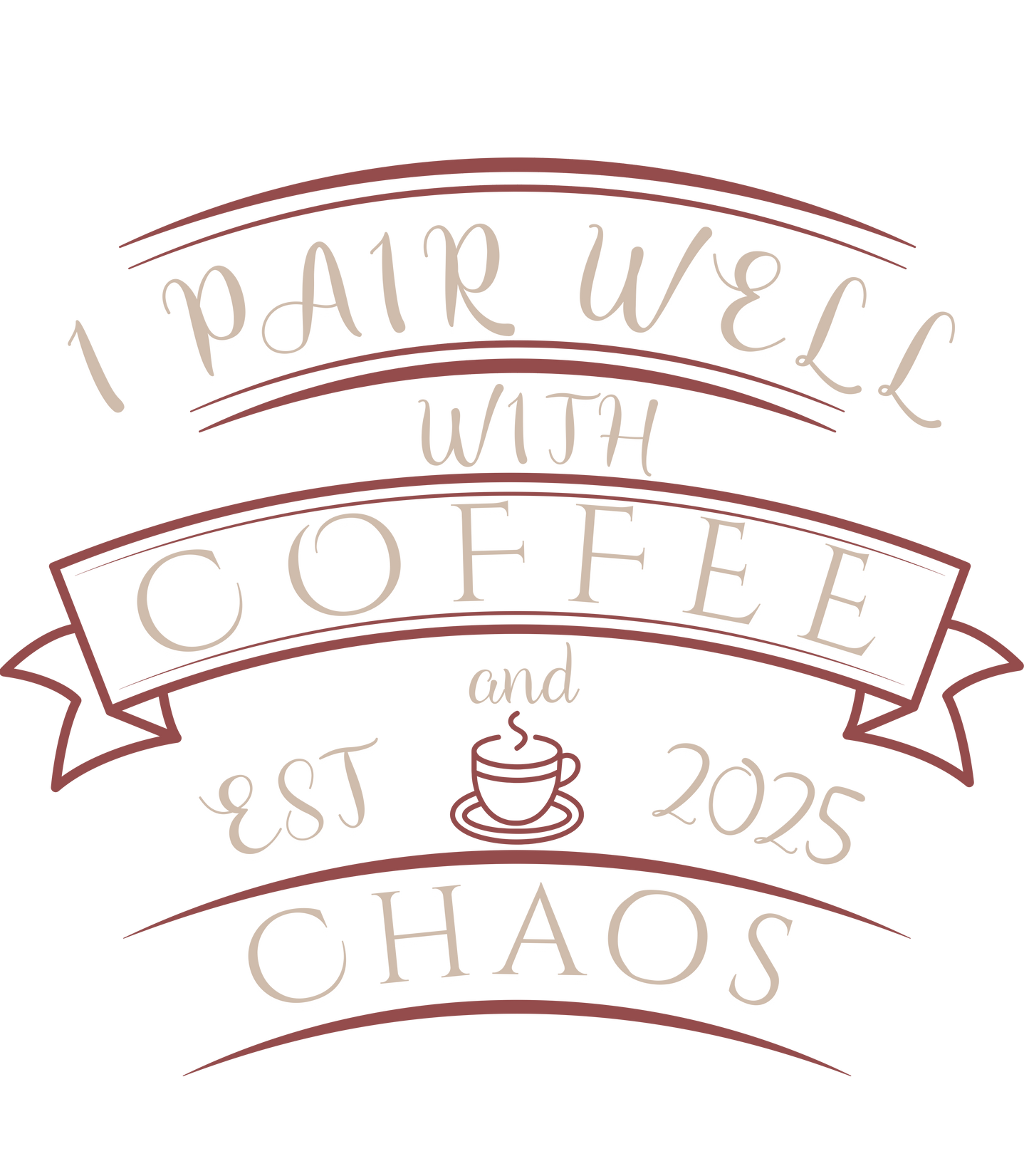 Coffee and chaos Women's T-shirt