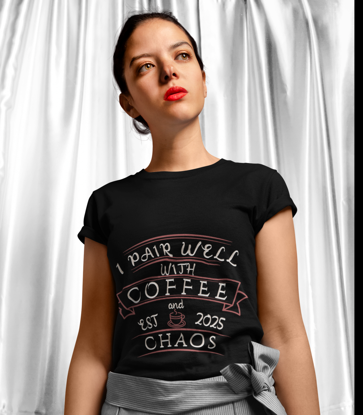 Coffee and chaos Women's T-shirt